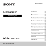 Sony ICD-PX312F Kasutusjuhend