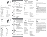 Sony ICD-BX132 Quick Start Guide and Installation