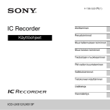 Sony ICD-UX512 Kasutusjuhend