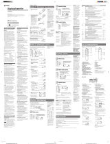 Sony ICD-SX56 Kasutusjuhend