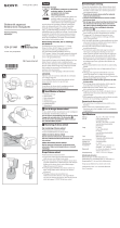 Sony FDA-EV1MK Kasutusjuhend