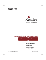 Sony PRS-650 Kasutusjuhend