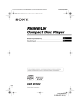 Sony CDX-M7850 Kasutusjuhend