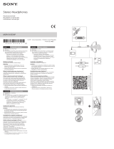 Sony MDR-EX155AP Kasutusjuhend