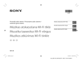 Sony SRS-X9 Quick Start Guide and Installation