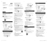 Sony SRS-X3 Quick Start Guide and Installation