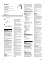 Sony MDR-AS800BT Lühike juhend