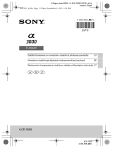 Sony ILCE-3000K Kasutusjuhend