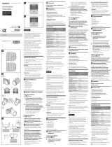 Sony SEL1670Z Kasutusjuhend