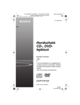 Sony DVP-FX720 Kasutusjuhend