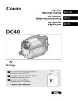 Canon DC40 Kasutusjuhend