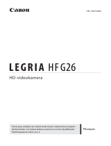 Canon LEGRIA HF G26 Lühike juhend