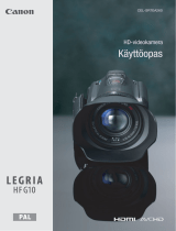 Canon LEGRIA HF G10 Kasutusjuhend