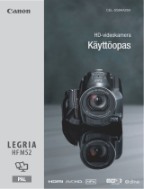 Canon LEGRIA HF M52 Kasutusjuhend