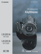 Canon LEGRIA HF S100 Kasutusjuhend