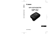 Canon GPS RECEIVER GP-E2 Kasutusjuhend