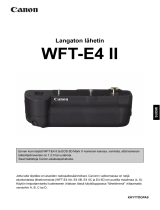 Canon Wireless File Transmitter WFT-E4II B Kasutusjuhend