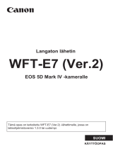 Canon Wireless File Transmitter WFT-E7 B Kasutusjuhend