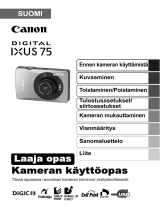Canon DIGITAL IXUS 75 Kasutusjuhend