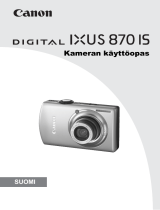 Canon IXUS 870 IS Omaniku manuaal