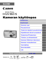 Canon Digital IXUS 960 IS Kasutusjuhend