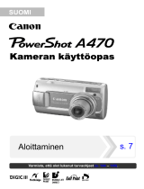 Canon PowerShot A470 Kasutusjuhend