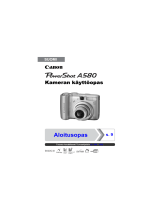 Canon PowerShot A580 Kasutusjuhend