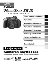 Canon PowerShot S5 IS Kasutusjuhend