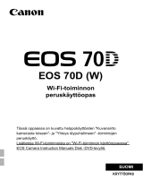 Canon EOS 70D Kasutusjuhend