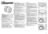 Canon EF-M 18-55mm f/3.5-5.6 IS STM Kasutusjuhend