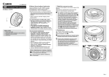 Canon EF-M 22mm f/2 STM Kasutusjuhend