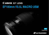 Canon EF 180mm f/3.5L Macro USM Kasutusjuhend