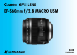 Canon EF-S 60mm f/2.8 Macro USM Kasutusjuhend