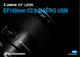 Canon EF 100mm f/2.8 Macro USM Kasutusjuhend