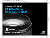 Canon EF 100-400mm f/4.5-5.6L IS USM Kasutusjuhend
