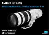 Canon EF 200-400mm f/4L IS USM Extender 1.4x Kasutusjuhend