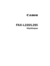Canon FAX-L220 Kasutusjuhend