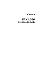 Canon FAX-L360 Kasutusjuhend