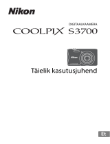 Nikon COOLPIX S3700 Kasutusjuhend