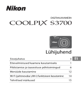 Nikon COOLPIX S3700 Lühike juhend