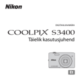 Nikon COOLPIX S3400 Kasutusjuhend