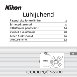 Nikon COOLPIX S3600 Lühike juhend