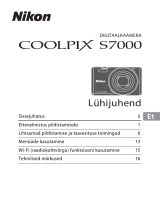 Nikon COOLPIX S7000 Lühike juhend