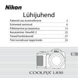 Nikon COOLPIX L830 Lühike juhend