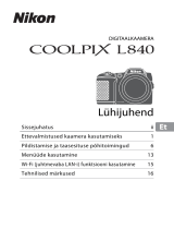 Nikon COOLPIX L840 Lühike juhend