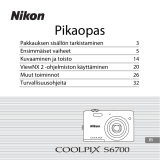 Nikon COOLPIX S3600 Lühike juhend