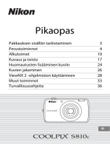 Nikon COOLPIX S810c Lühike juhend