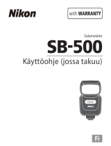 Nikon SB-500 Kasutusjuhend