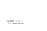 Huawei HUAWEI WATCH 2 Lühike juhend