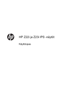 HP Z Display Z23i 23-inch IPS LED Backlit Monitor Kasutusjuhend